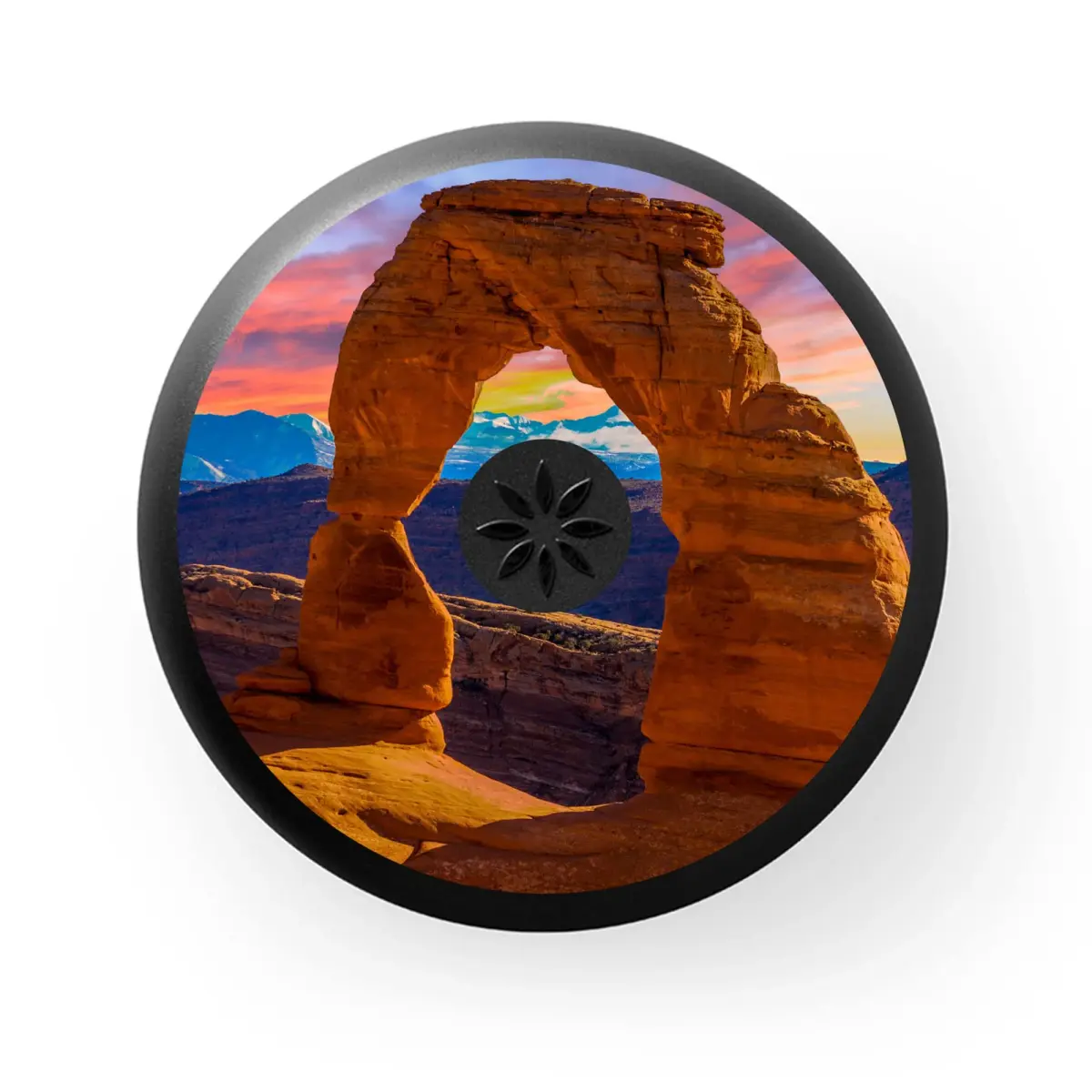 INVISALIGN Aligner and Retainer Case, Delicate Arch, 21.9cm x 21.9cm x 5.6cm (8.7 x 8.7 x 2.2 Inch) | Official Invisalign Accessory - main product image