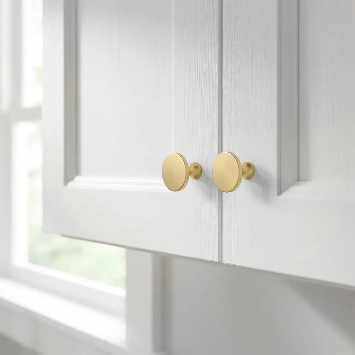 Goldenwarm 25Pack Gold Dresser Knobs Cabinet Knobs | Brass Round Handles for Cabinets & Drawers - view 7