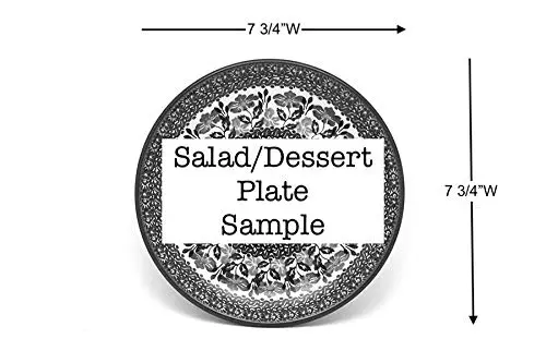 Polish Pottery Plate - Salad/Dessert (7 3/4") - Maple Harvest | Handmade Polish Stoneware - view 3