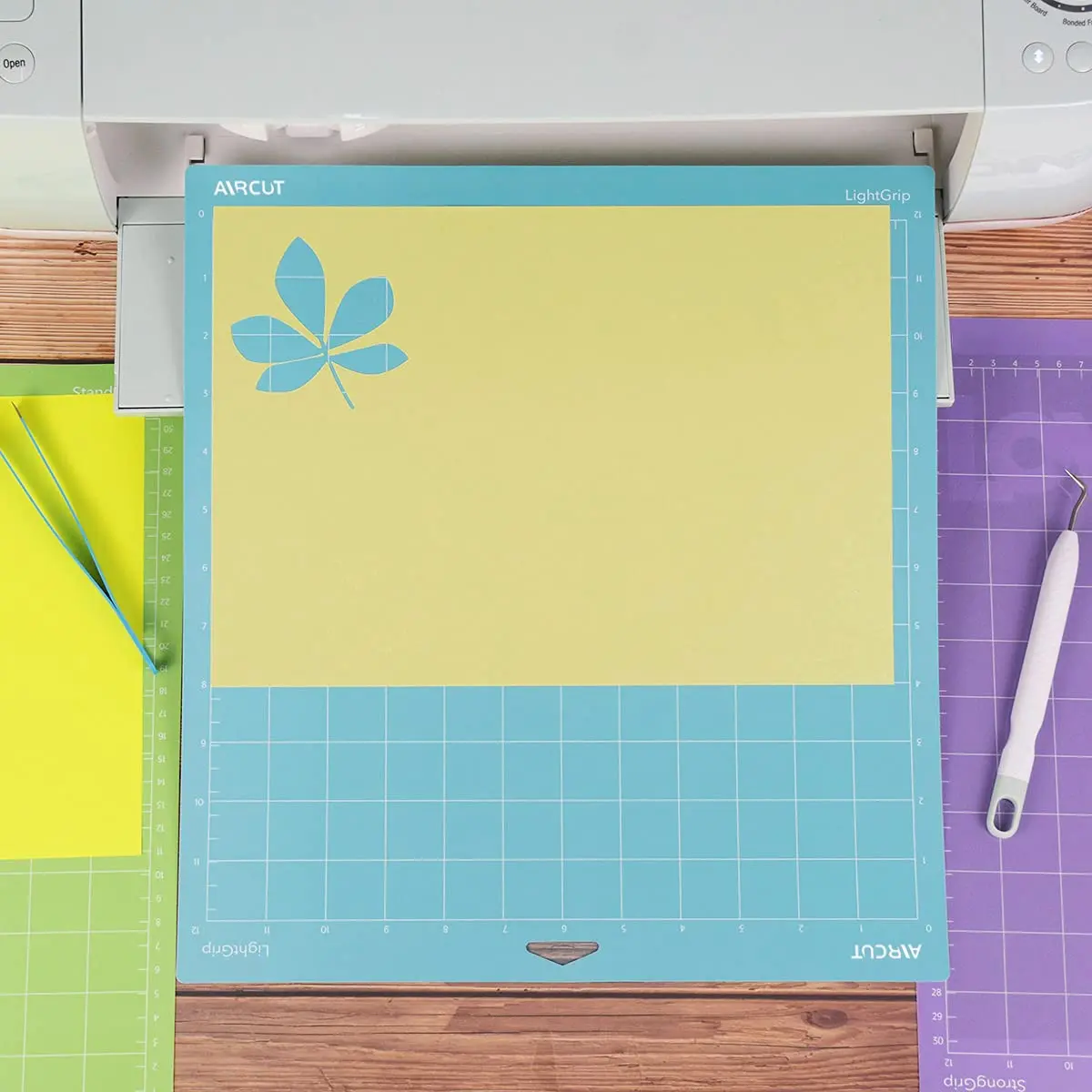 AIRCUT 3-Piece 12x12 inch Cutting Mat Set | Strong, Standard, Light Grip for Cricut Maker & Explore Machines - view 3