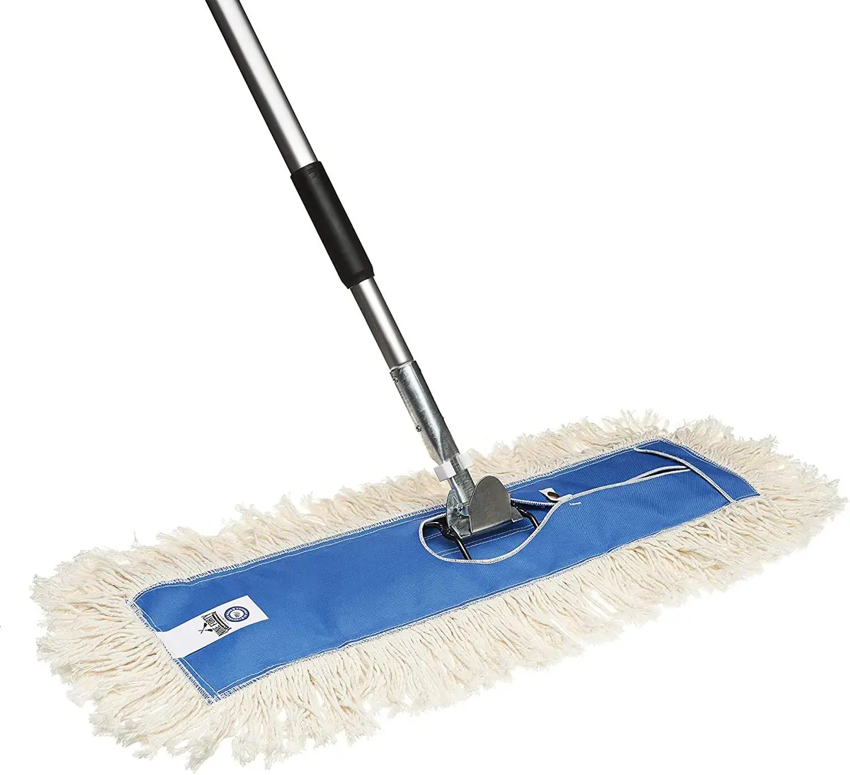 Nine Forty 48" Cotton Dust Mop Kit | Heavy Duty Dry Floor Cleaner for Hardwood Surfaces - main product image