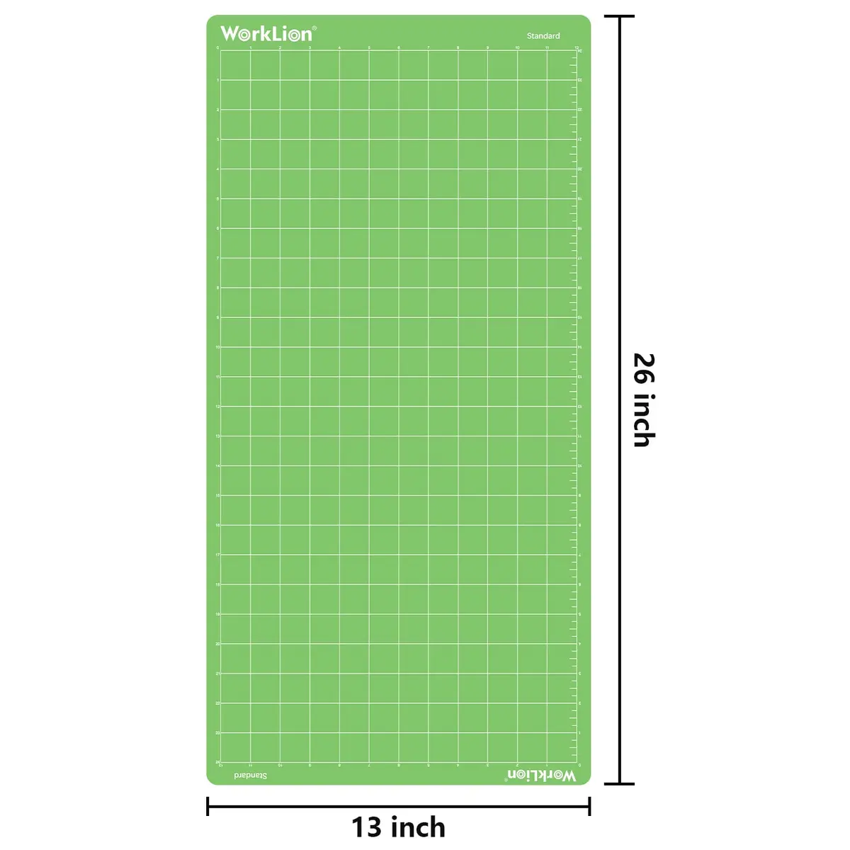 WORKLION Standard Cutting Mat 12x24 Inch (30.5x61cm) 3-Pack | Self-Healing PVC Grid Mat for Sewing & Crafts - view 3
