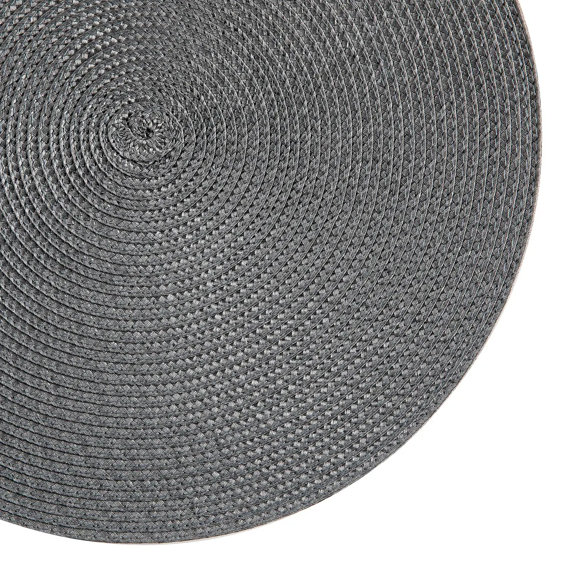 Jennice House Gray Placemat | Heat Resistant, 13.5 inch, Set of 6 for Kitchen & Dining - view 4