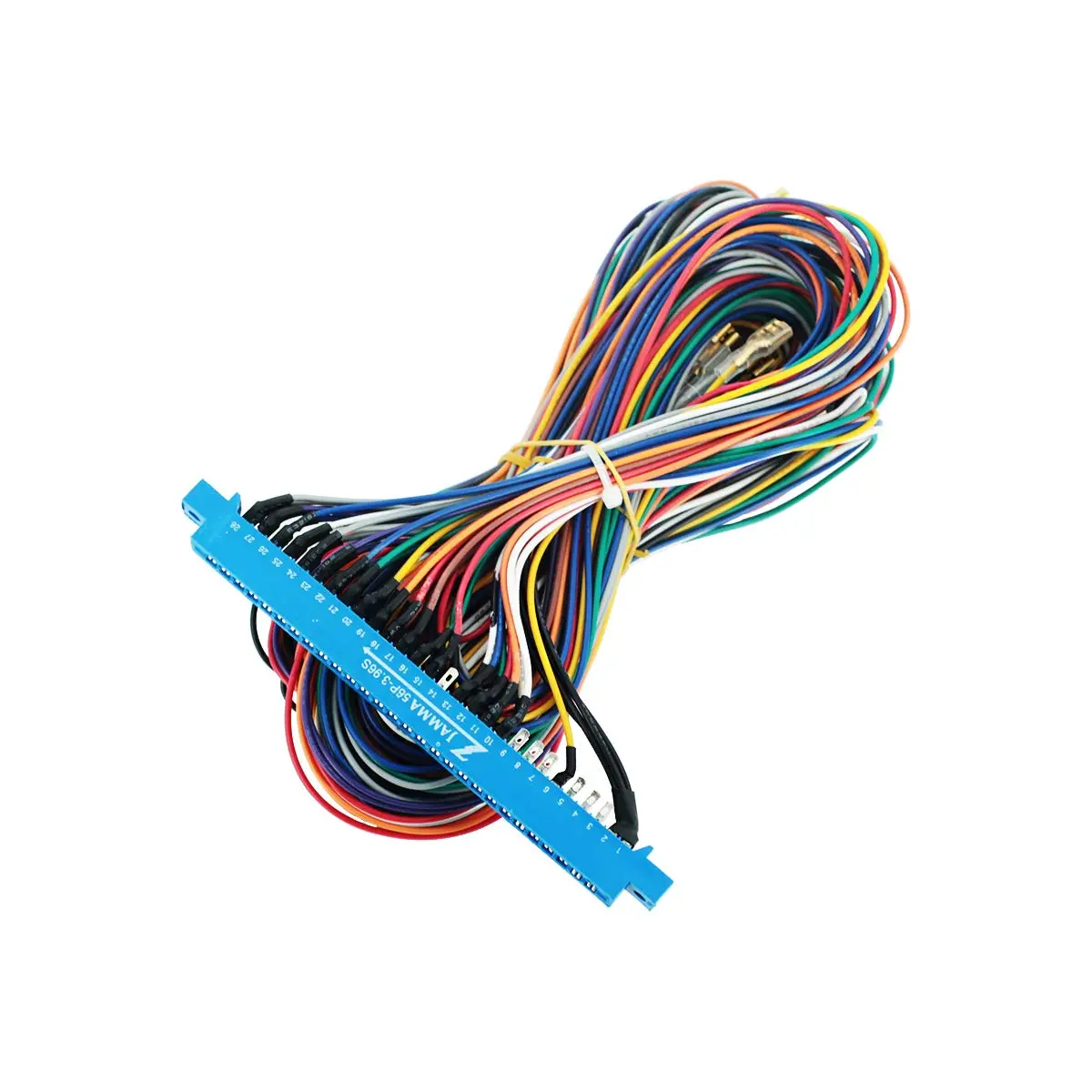 DEVMO 28 Pins Jamma Harness Cabinet Wire Wiring Loom for Arcade Game PCB Video Board Machine Video Consoles Jamma Pandora Box 4 5 6 | 5 Foot Length, 22AWG for Arcade Cabinets - main product image