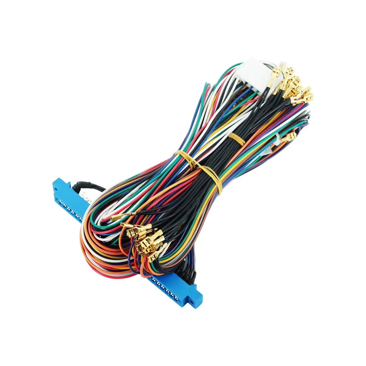 DEVMO 28 Pins Jamma Harness Cabinet Wire Wiring Loom for Arcade Game PCB Video Board Machine Video Consoles Jamma Pandora Box 4 5 6 | 5 Foot Length, 22AWG for Arcade Cabinets - view 2