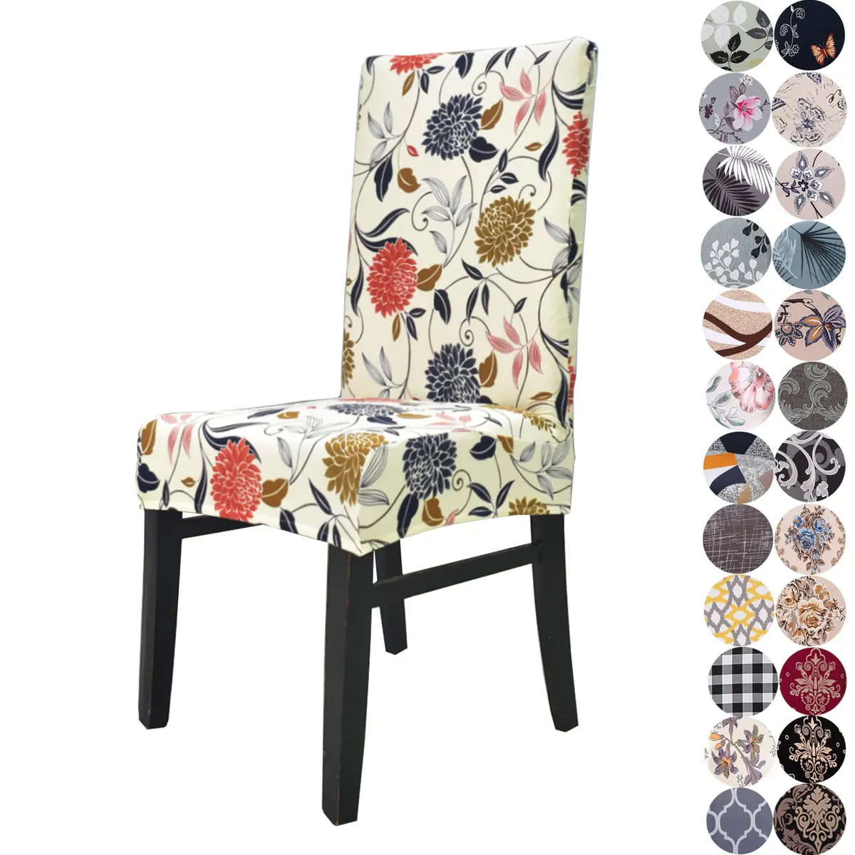 Lalluxy Stretchy Washable Parson Dining Chair Covers Set of 4 | Wrinkle-Resistant, Easy Care, Perfect Fit - main product image