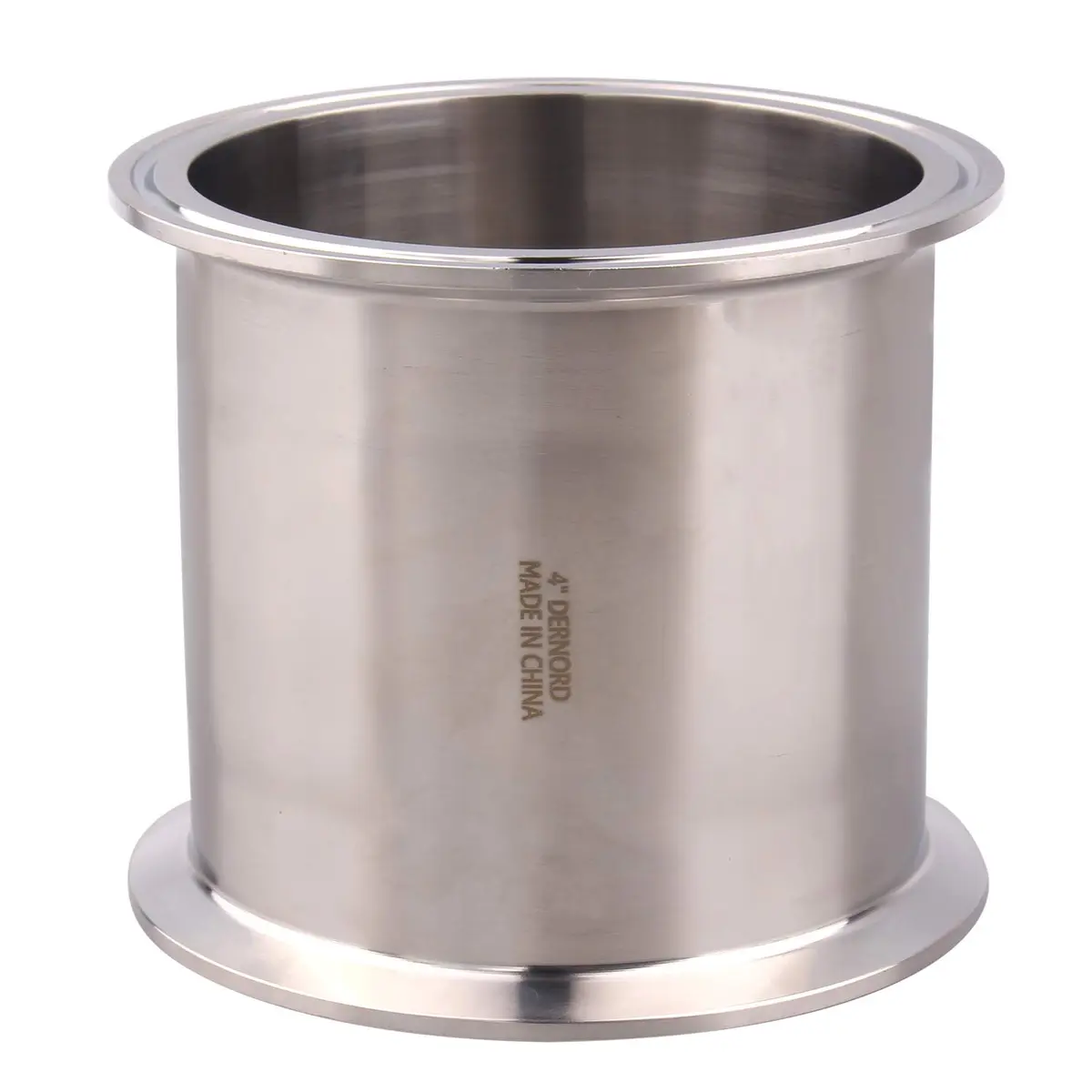 DERNORD Sanitary Spool Tube with 4 Inch Tri Clamp Ends, Stainless Steel 304 Seamless Tubing 102mm (4 Inch) | Industrial Fluid & Gas Transport - main product image