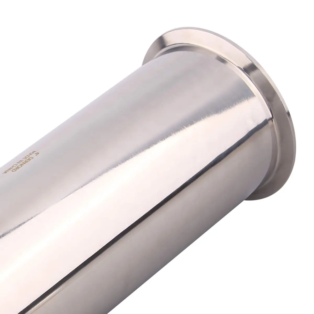 DERNORD Sanitary Spool Tube 12 Inch Stainless Steel Seamless with Clamp Ends | 4" Tri Clamp Flange - view 5