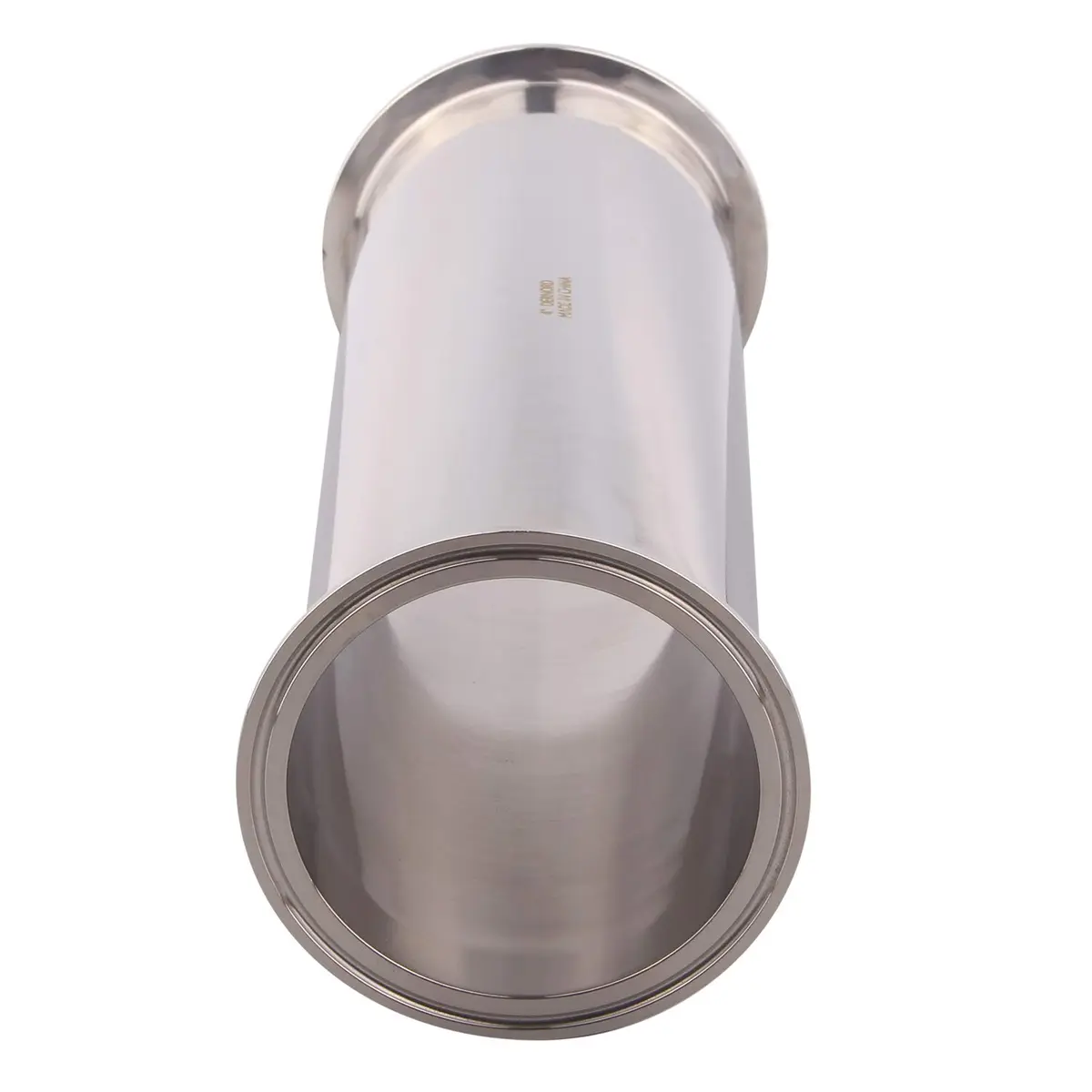 DERNORD Sanitary Spool Tube 12 Inch Stainless Steel Seamless with Clamp Ends | 4" Tri Clamp Flange - view 4