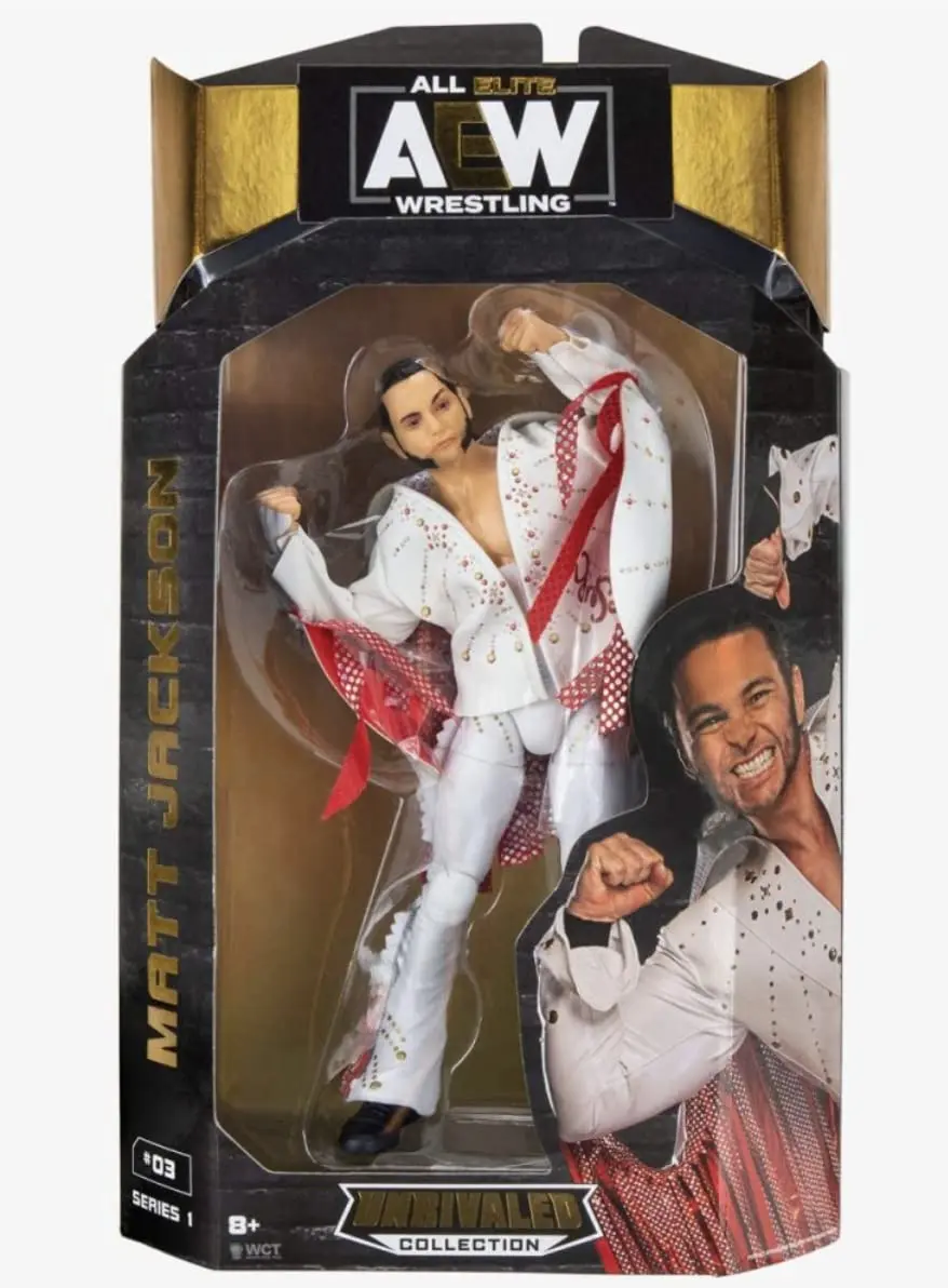 AEW Matt Jackson Unrivaled Collection Action Figure | 25 Points of Articulation - main product image