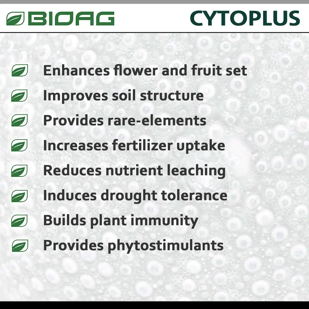 BioAg CytoPlus Organic Humic Acid Plus Seaweed Extract, 300g | Soil & Plant Growth Booster - view 2