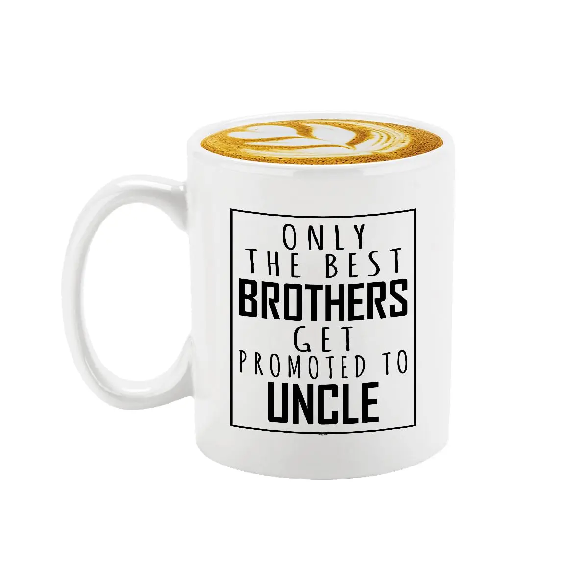 Veracco Uncle Mug, Promoted to Uncle Pregnancy Announcement Gift, Ceramic Coffee Mug 325ml (11 fl oz) - main product image