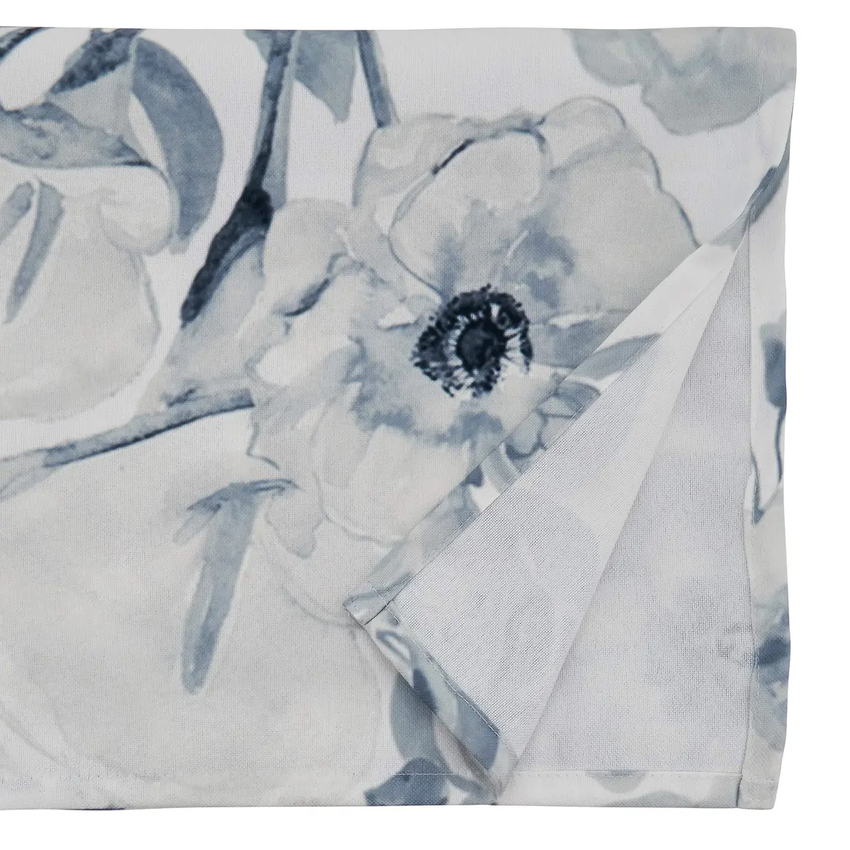 SARO LIFESTYLE Watercolor Large Floral Table Runner 16" x 72" | Elegant Floral Design - view 2