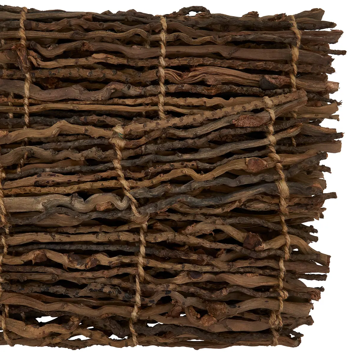 SARO LIFESTYLE Handwoven Manggar Coconut Table Runner 30cm (12") x 183cm (72") | Natural Textured Decorative Runner - view 2