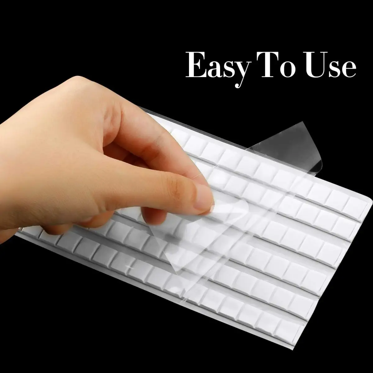 Blulu Magnetic Nail Art Practice Stand Set with Adhesive Putty | 2 Stands + 96 Putty Pieces - view 3