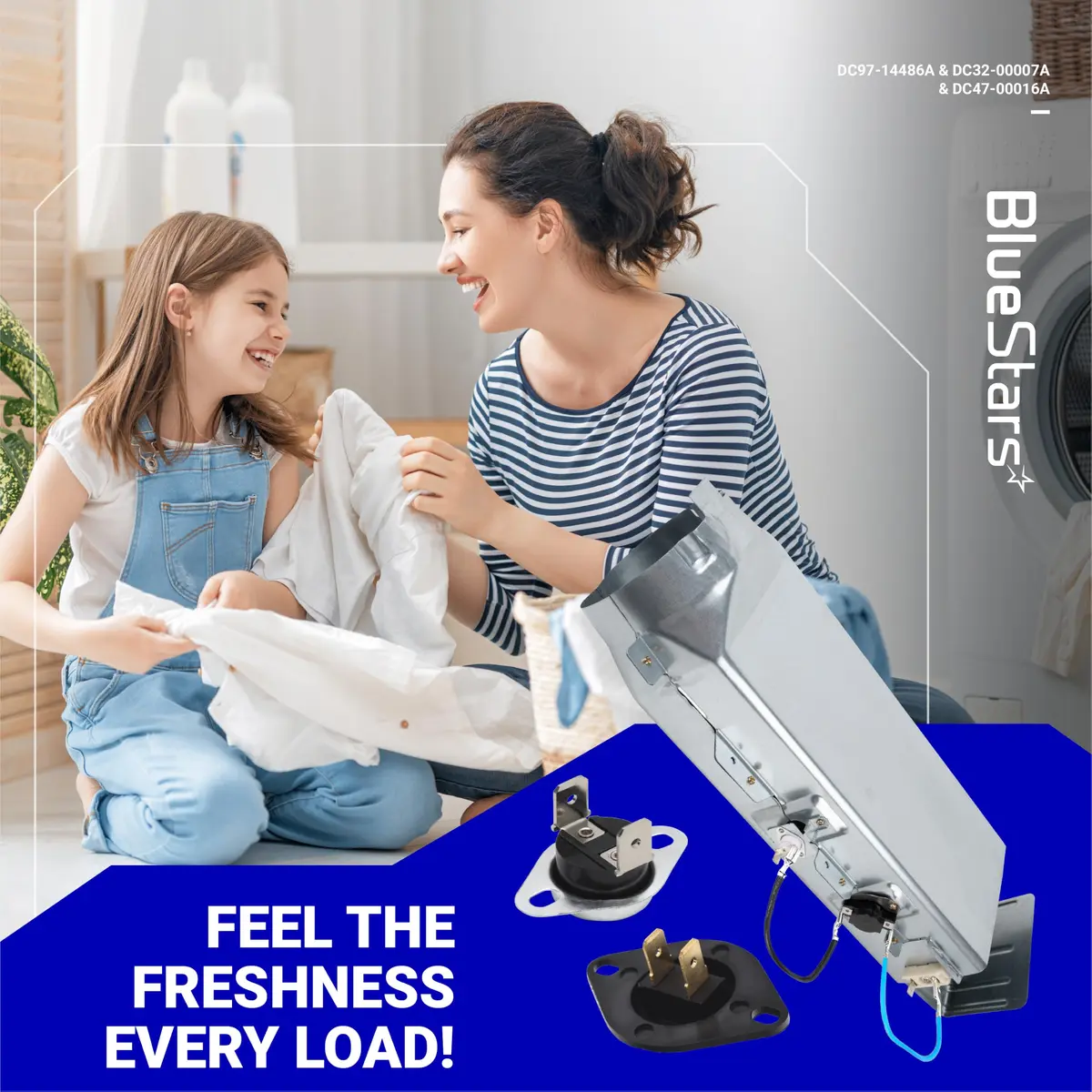 [BlueStars] Upgraded Dryer Heating Element Kit for Samsung & Kenmore | Exact Fit & Durable (70-120 chars) - view 7