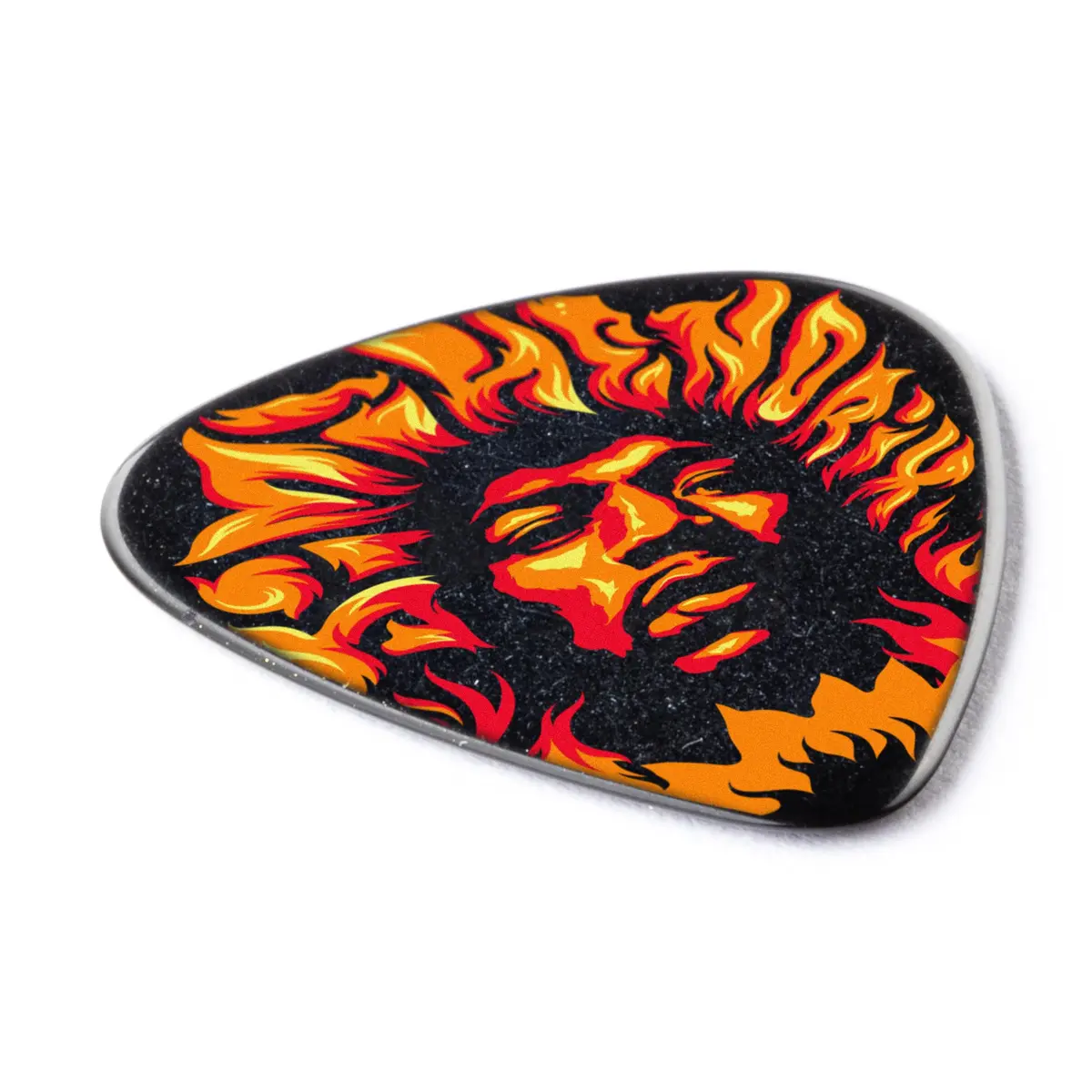 Jim Dunlop Hendrix Voodoo Fire - 6 Genuine Celluloid Picks | Iconic Guitar Accessory for Hendrix Fans - view 3