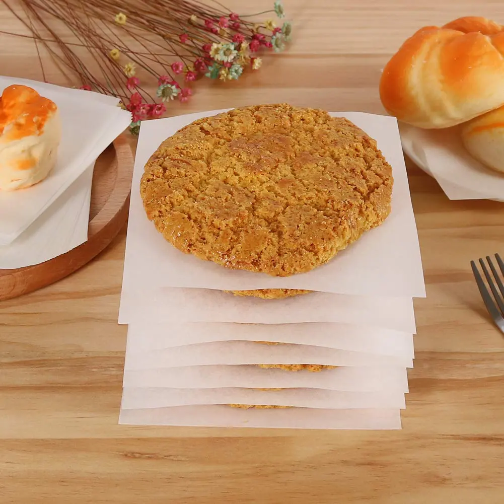 BY KITCHEN 5.5 x 5.5 Inch Burger Patty Paper Squares, 300 Count | Food Grade Parchment for Burgers, Cookies & Candy - view 7