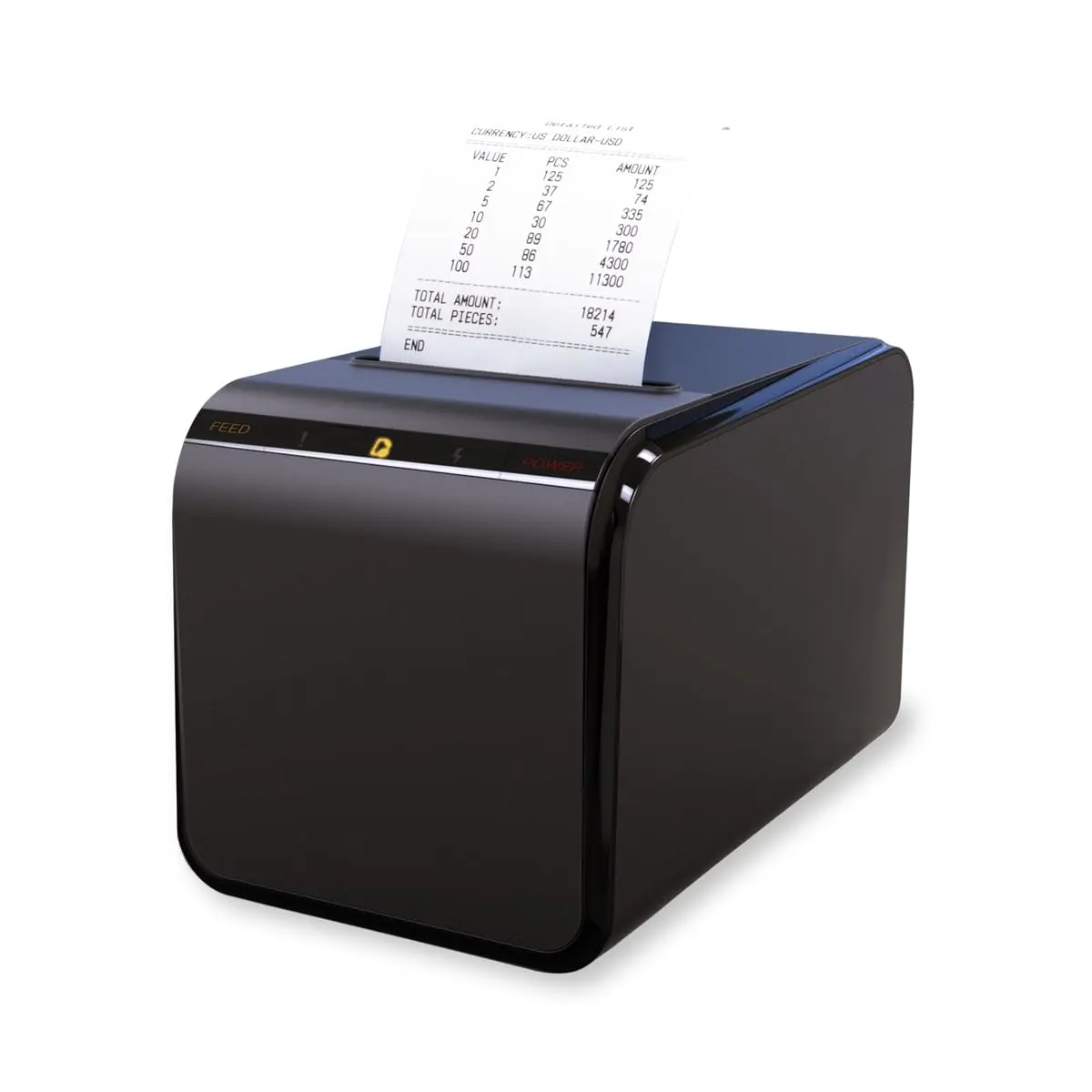 DETECK DT50P Direct Thermal Receipt Printer 58mm Paper Width, 150mm/s Speed, USB & Serial Interface | Low-Cost Thermal Printing - main product image