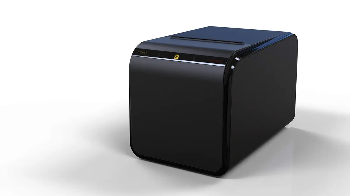 DETECK DT50P Direct Thermal Receipt Printer 58mm Paper Width, 150mm/s Speed, USB & Serial Interface | Low-Cost Thermal Printing - view 3