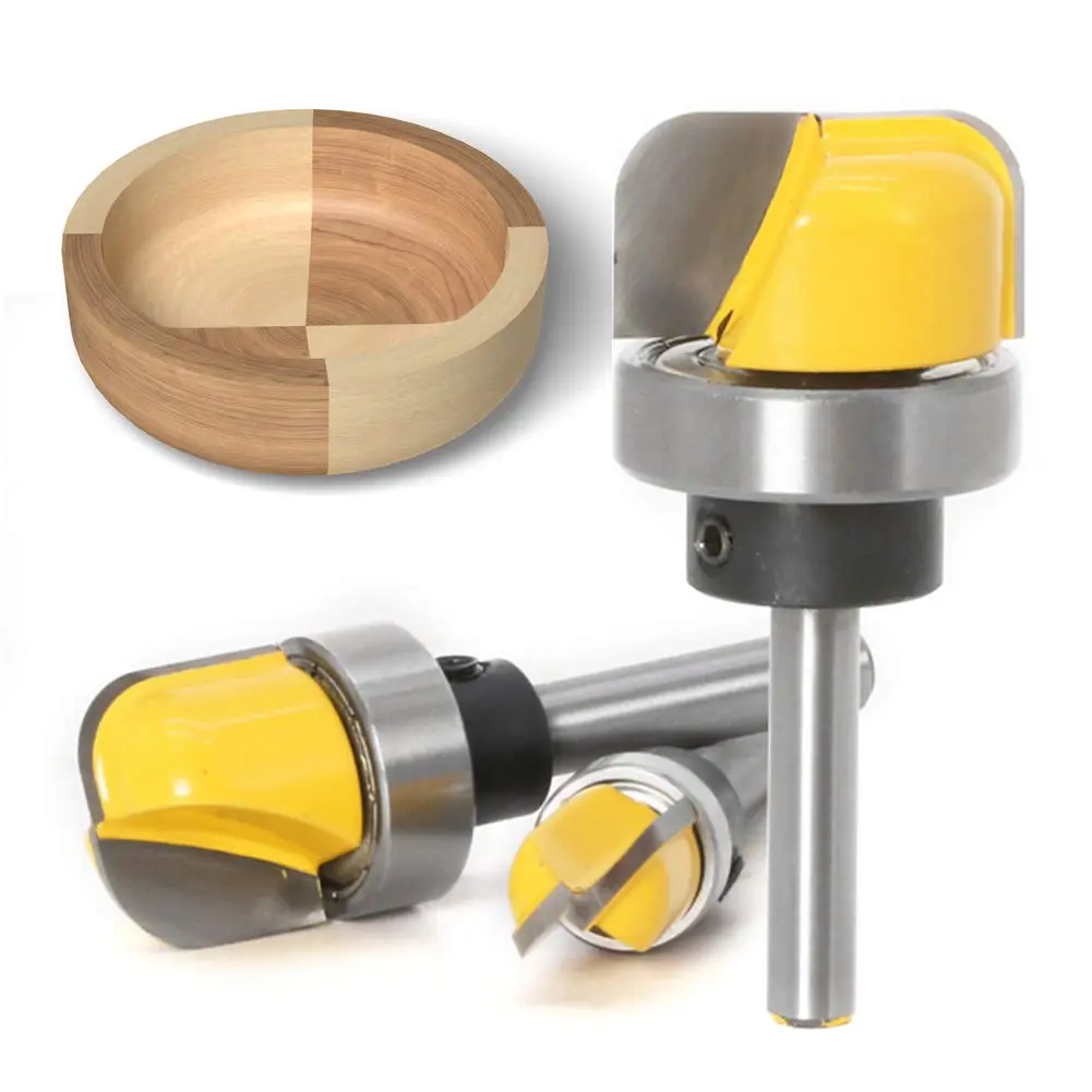 YAKAMOZ Router Bit Set 1/4" Shank | Micro-Grain Tungsten Carbide, Anti-Kickback, Precision for Woodworking - view 4