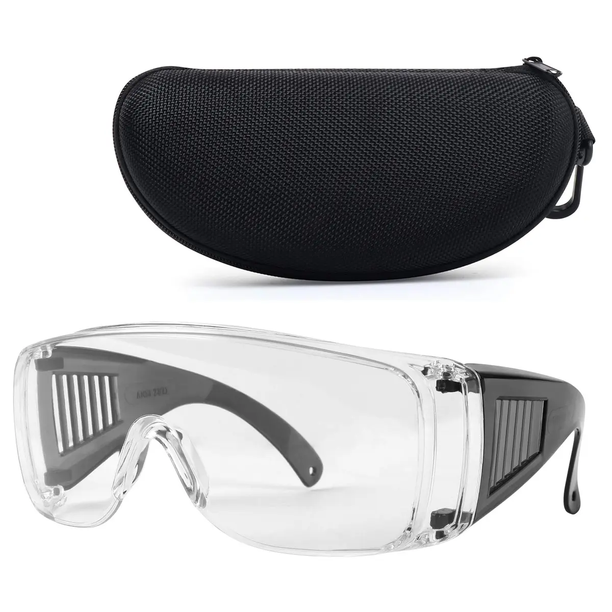 LaneTop Shooting Glasses Over Eyeglasses, Anti Fog Eye Protection for Shooting Range, Clear Lens - main product image