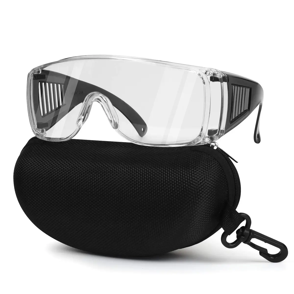 LaneTop Shooting Glasses Over Eyeglasses, Anti Fog Eye Protection for Shooting Range, Clear Lens - view 6