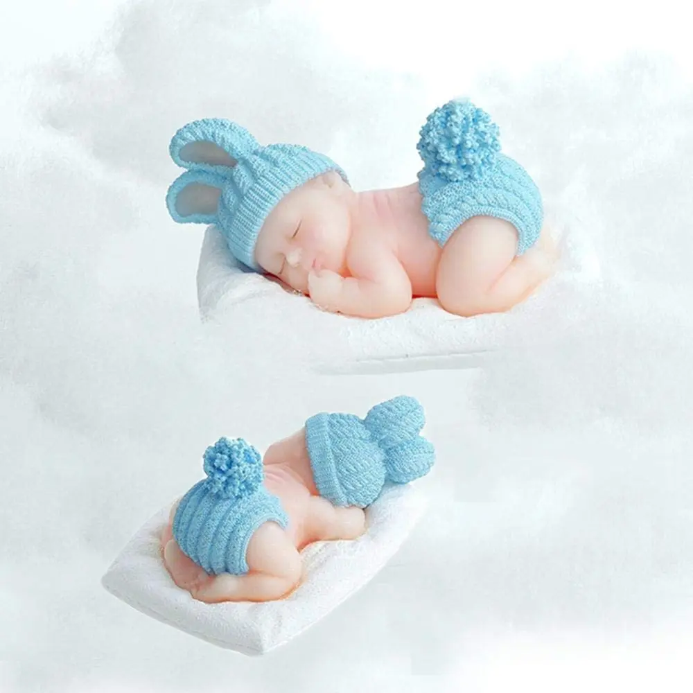 XLZSP 3D Cute Sleeping Baby Silicone Fondant Mold 10.4 cm (4.1 in) | DIY Cake Decorating Supplies - view 4