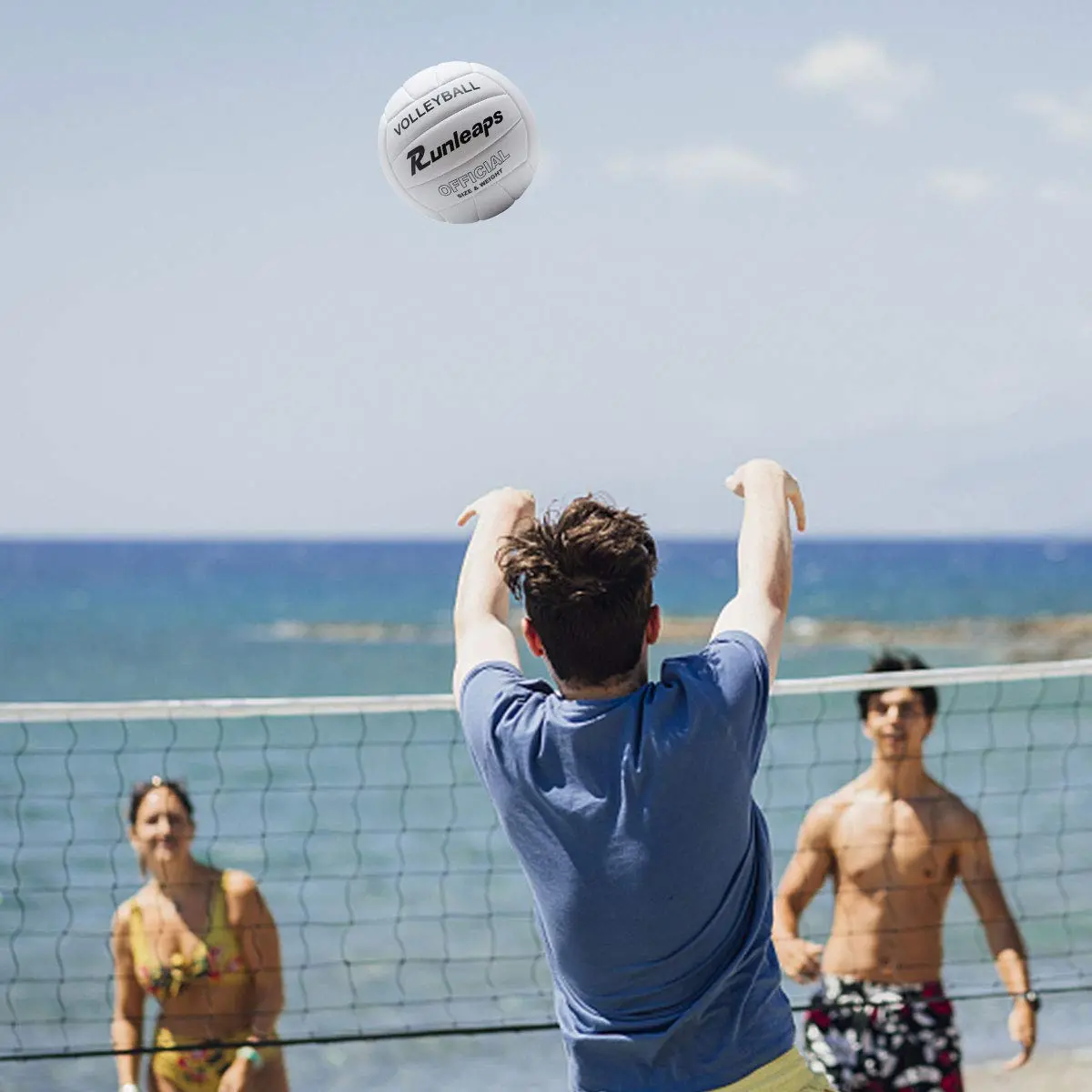 Runleaps Official Size 5 Volleyball 281 g (9.5 oz) | Indoor Outdoor Waterproof PU Leather - view 5