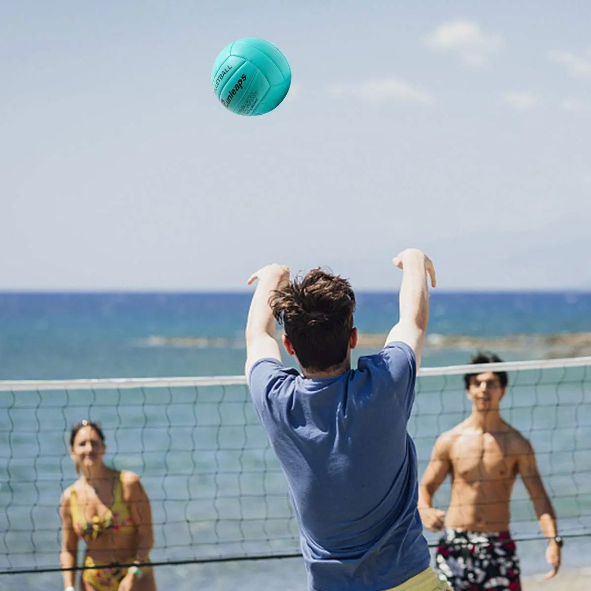 Runleaps Official Size 5 Volleyball 260g (9.5oz) | Waterproof Indoor Outdoor Blue - view 7