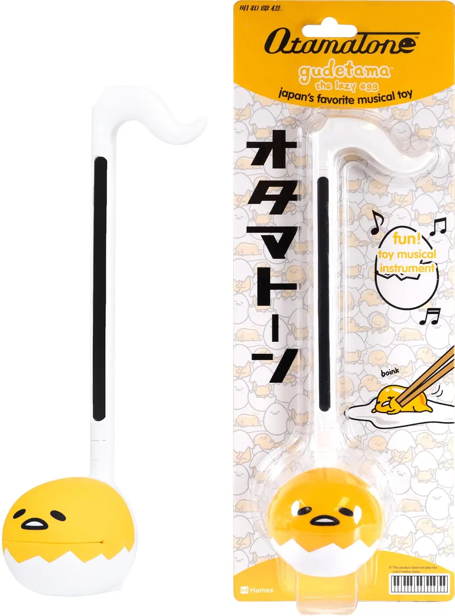 Otamatone Special Edition Sanrio Gudetama - Fun Electronic Musical Toy Synthesizer Instrument 27cm | Creative & Portable - main product image