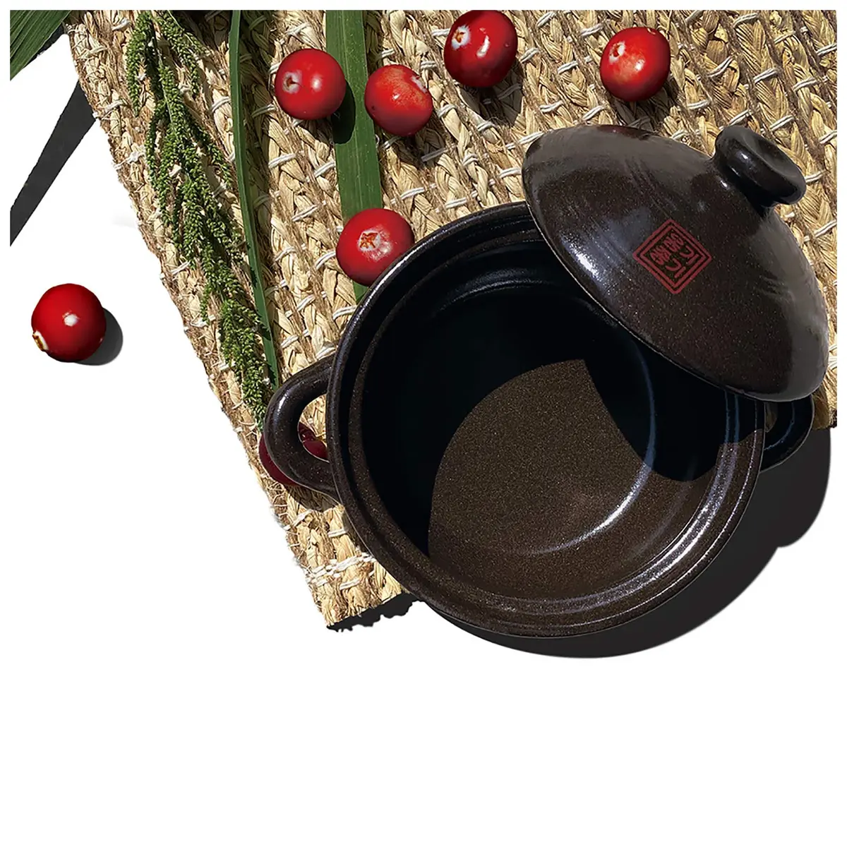 OnggiJonggi Korean Earthenware Clay Hot Pot 1100ml | Traditional Handcrafted Cooking Vessel - view 7