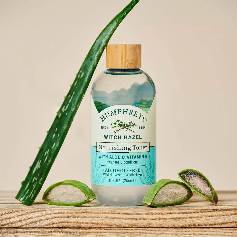 Humphreys Witch Hazel Nourishing Toner with Aloe | 8 Fl Oz | Alcohol-Free & Organic for All Skin Types - view 8