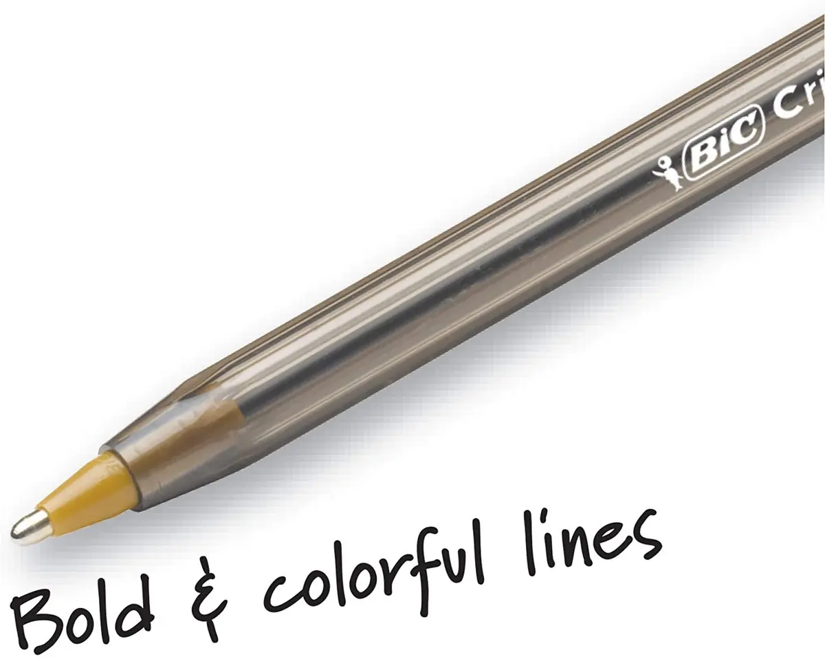 BIC Cristal Xtra Bold Ballpoint Pens 1.6mm | Smooth Ink, Assorted Colors, Pack of 48 - view 5