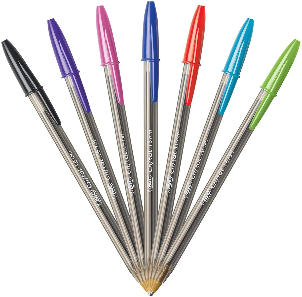 BIC Cristal Xtra Bold Ballpoint Pens 1.6mm | Smooth Ink, Assorted Colors, Pack of 48 - view 2