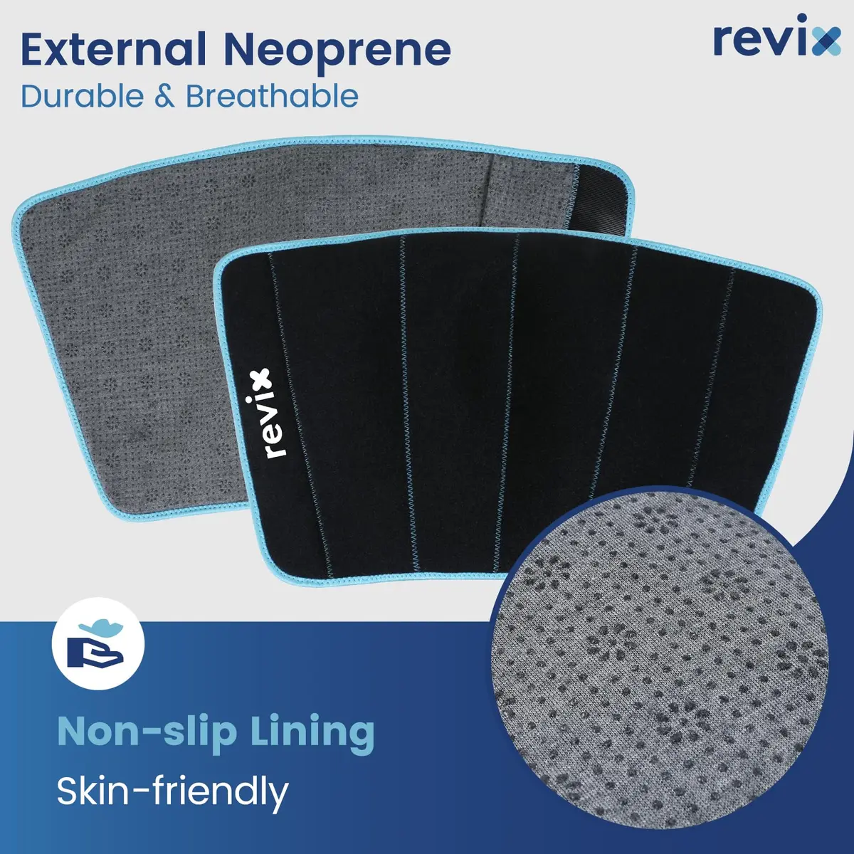 REVIX Calf and Shin Ice Pack Wraps 2 Pack | Reusable Leg Cold Packs for Shin Relief - view 3