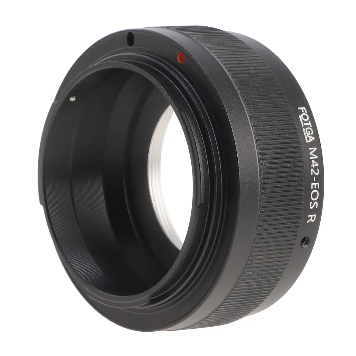 FocusFoto M42 Screw Lens to Canon EOS R Mount Adapter Ring | Full Metal, Manual Focus - view 6