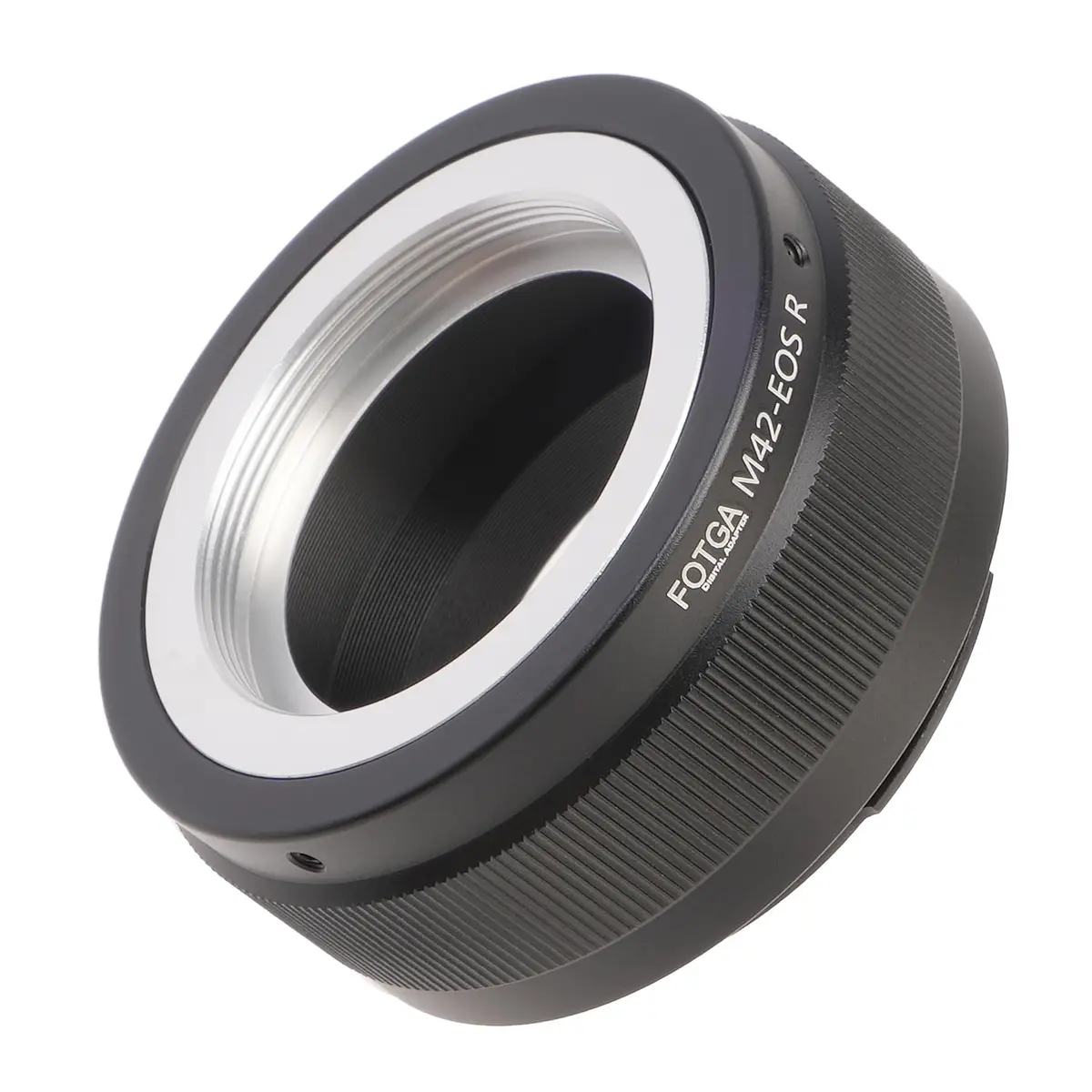 FocusFoto M42 Screw Lens to Canon EOS R Mount Adapter Ring | Full Metal, Manual Focus - view 3