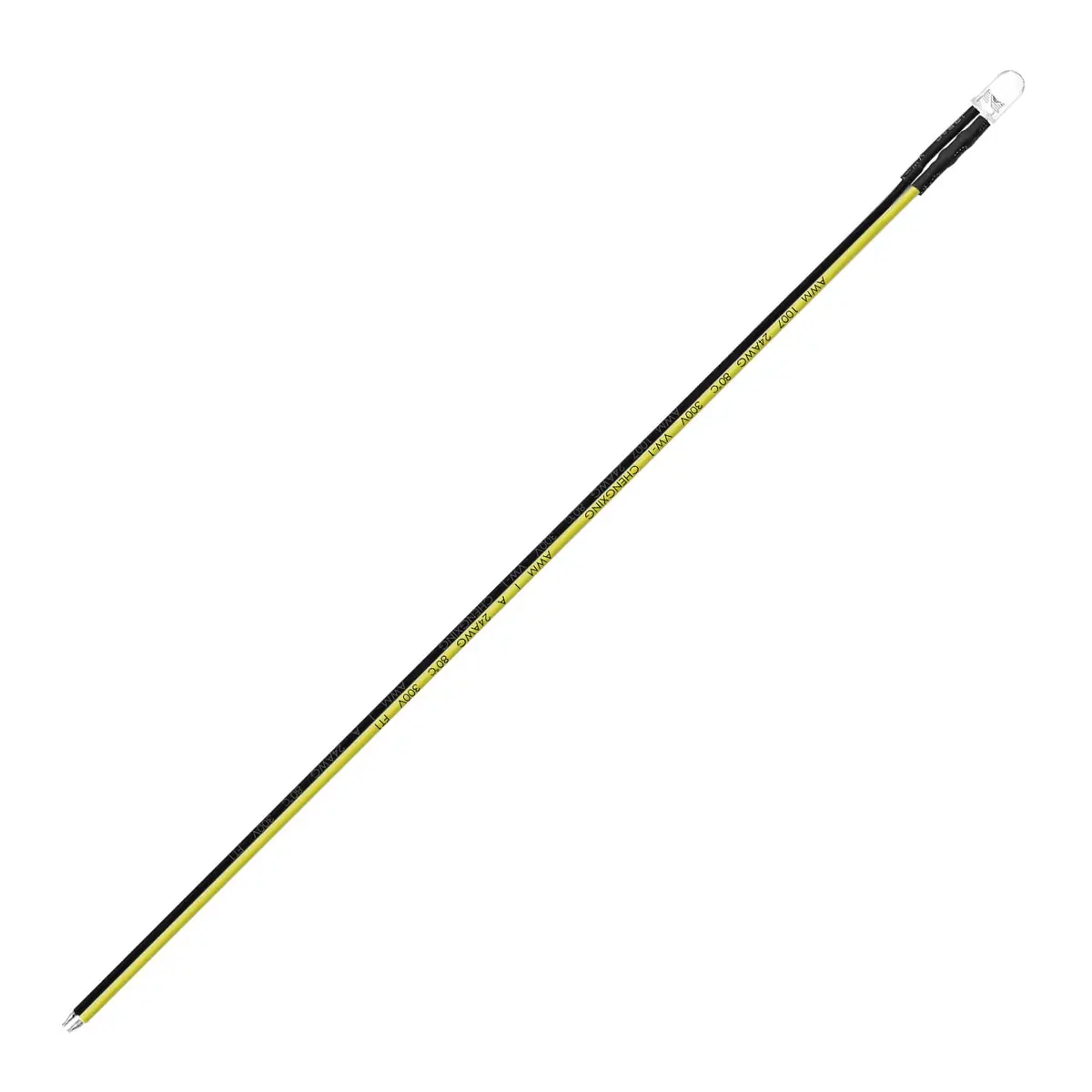 CHANZON 20 pcs Pre-Wired 5mm Warm White LED Diode Lights (DC 12V) | Ultrabright 14000-16000 mcd - view 5