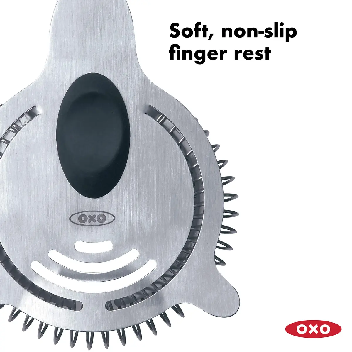 OXO SteeL Cocktail Shaker 24 oz & SteeL Cocktail Strainer | Leak-Proof Stainless Steel Barware - view 5