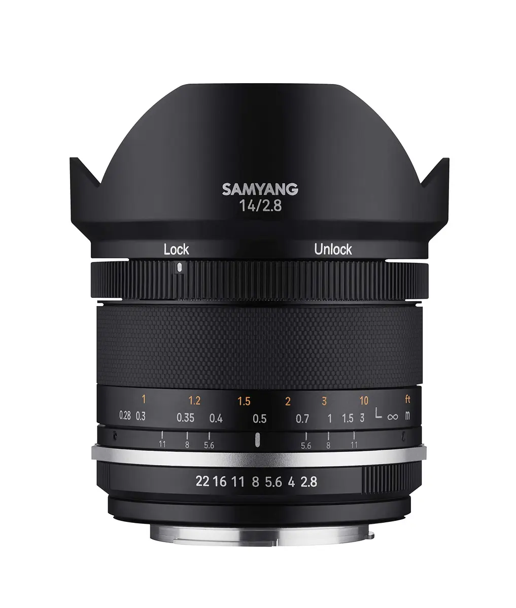 Samyang MK14 14mm F2.8 Weather-Sealed Ultra Wide Angle Lens, Sony FE | Edge-to-Edge Sharpness & Durability - main product image