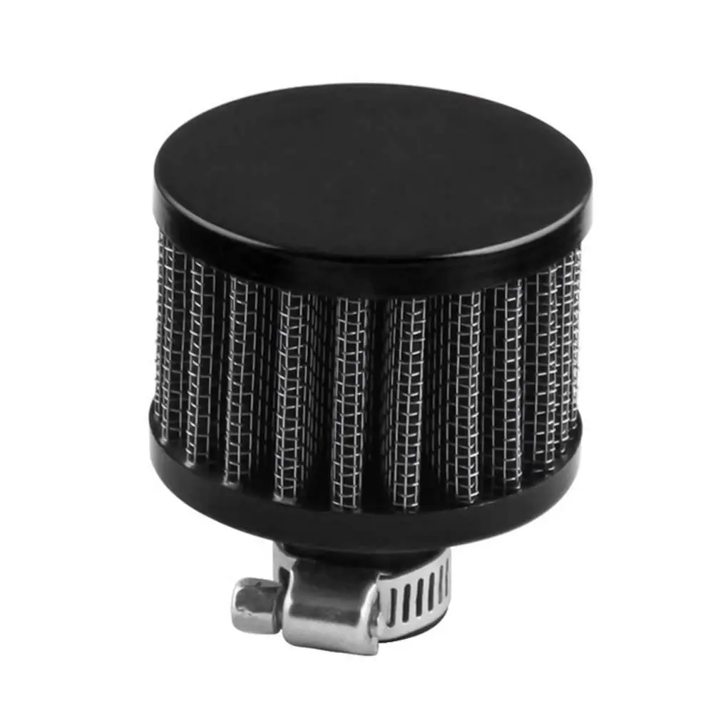 ESUPPORT 12mm Mini Black Universal Car Motor Cone Cold Clean Air Intake Filter Turbo Vent Breather | Improves Horsepower & Gas Mileage - view 3
