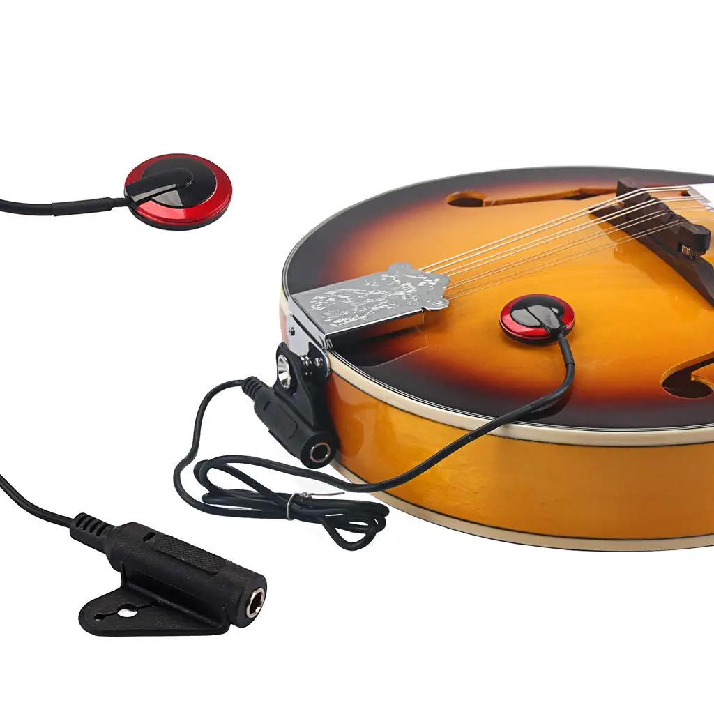 Alnicov Piezo Contact Microphone Pickup for Guitar Violin Banjo Mandolin Ukulele | Direct Contact Sound Pickup with 33" Cable - view 8