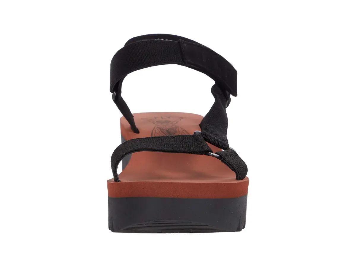 Fly London Yefa726flySandal Black Brick 6/6.5 | Velcro Sporty Wedge Sandal with Comfort - view 6