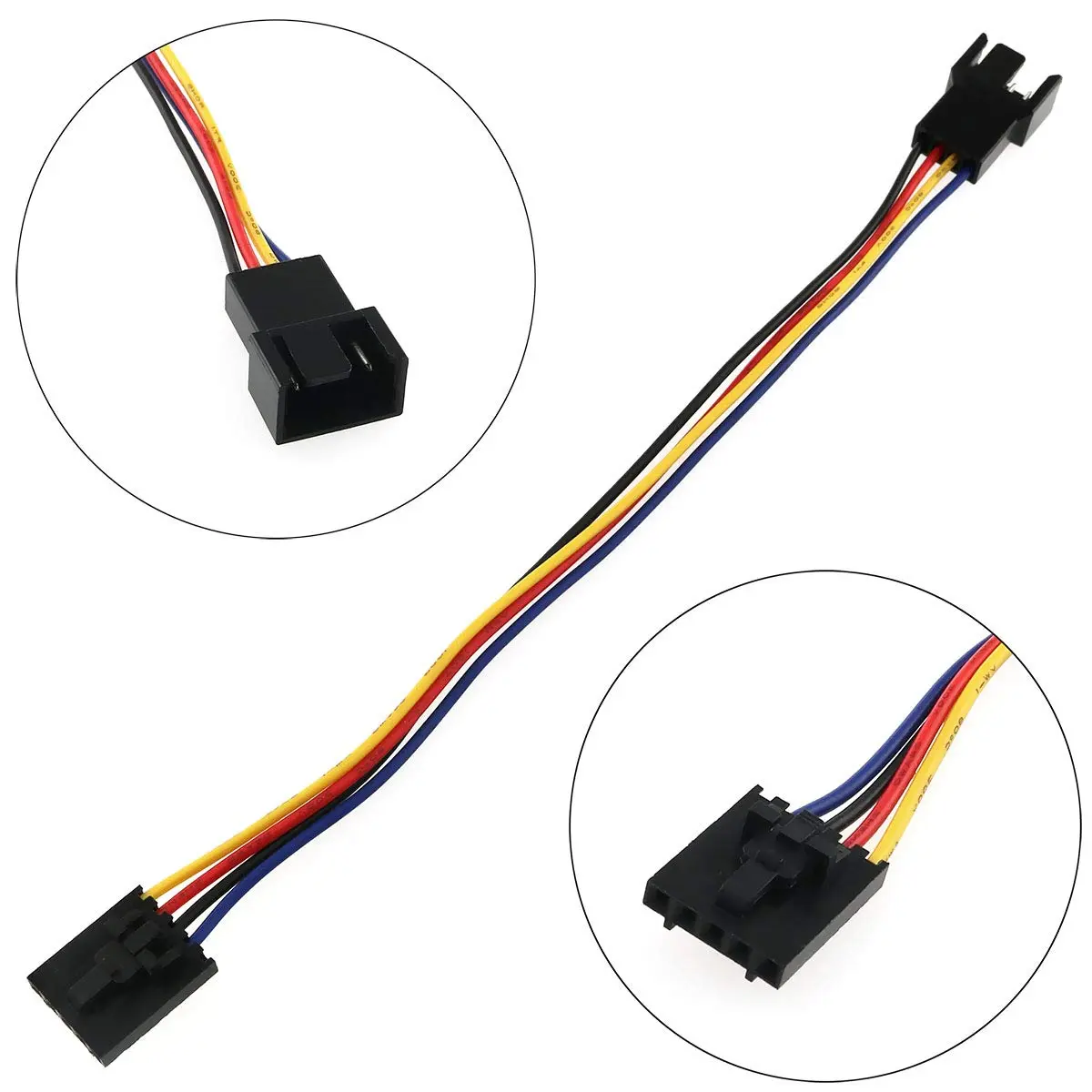 E-outstanding 5Pin to 4Pin Fan Adapter Cable 17.5cm | Copper Wire for Dell Fans - view 2