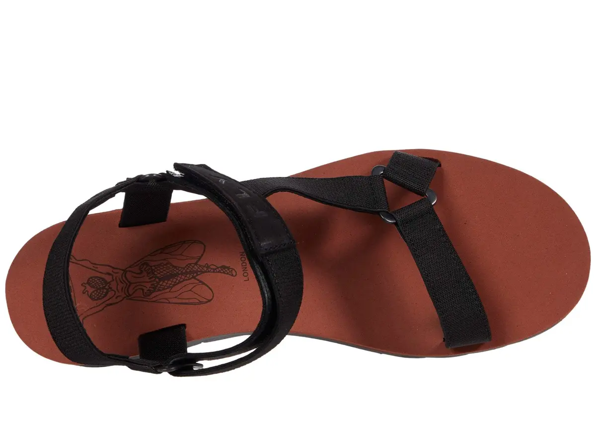 Fly London Yefa726fly Women's Wedge Sandal 8/8.5 | Velcro Ankle Strap Comfort - view 2
