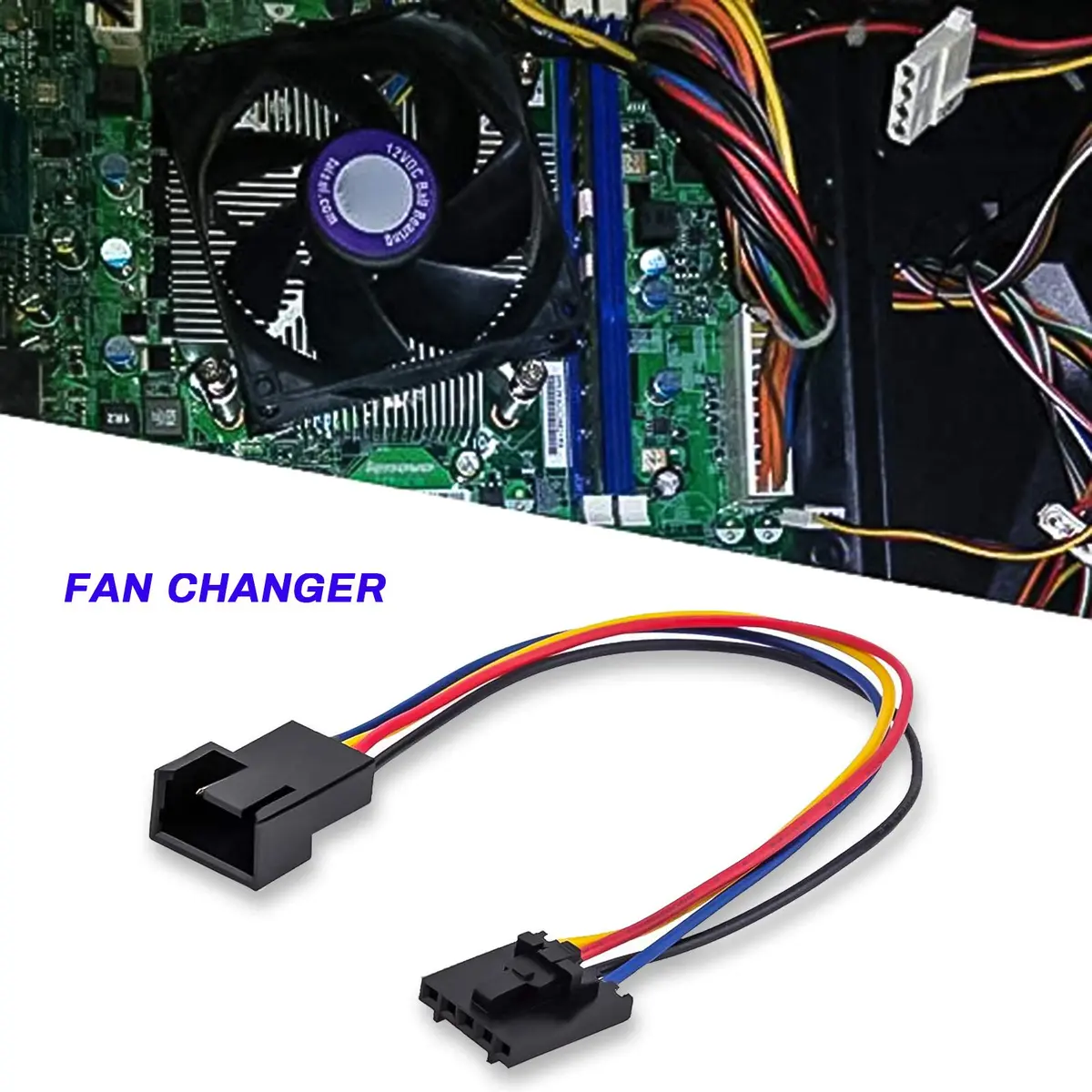 Create idea 5 Pin to 4 Pin Fan Adapter Converter Extension Cable 17.5cm | Compatible with Dell PC - view 3