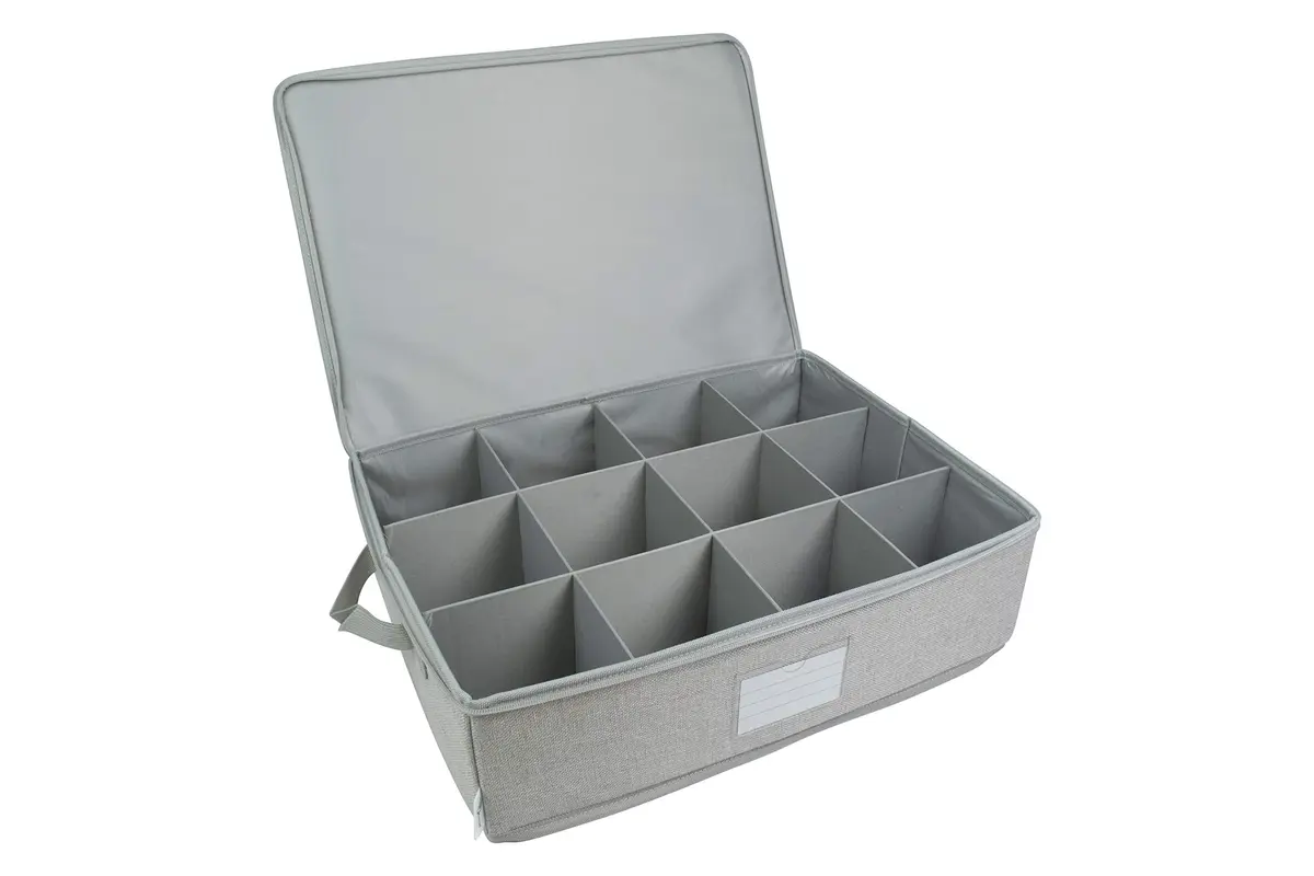 Feltectors Storage Box for Kitchen & Dining | Rust Resistant, 12 Mug Capacity, Felt Material, Custom Style - main product image