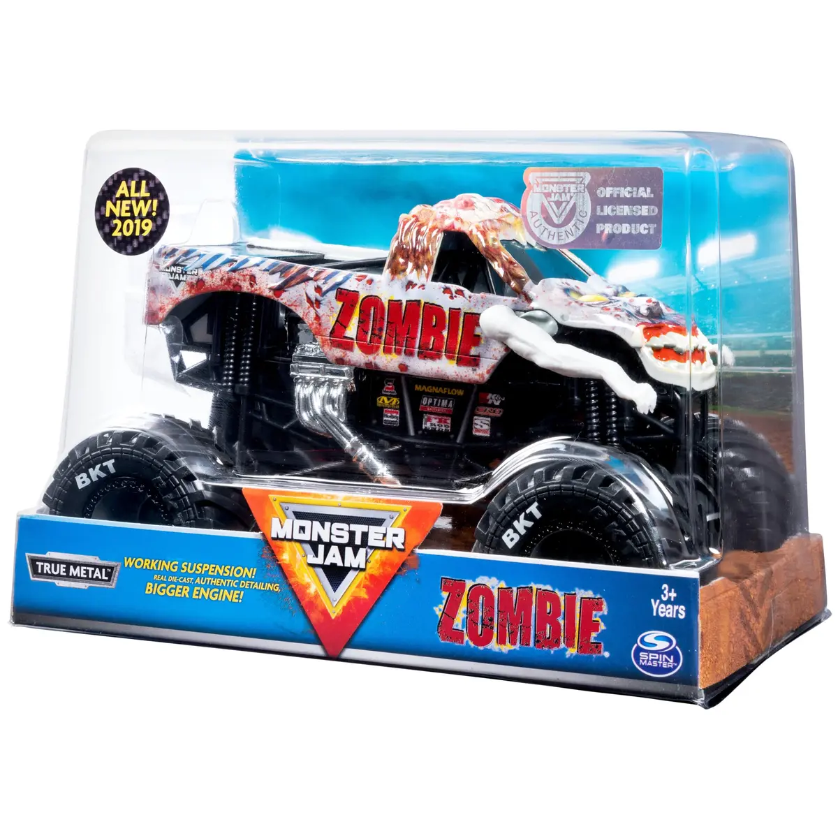 Monster Jam Official Zombie Monster Truck 1:24 Scale Die-Cast Vehicle | Collector Toy for Kids Ages 3+ - view 4