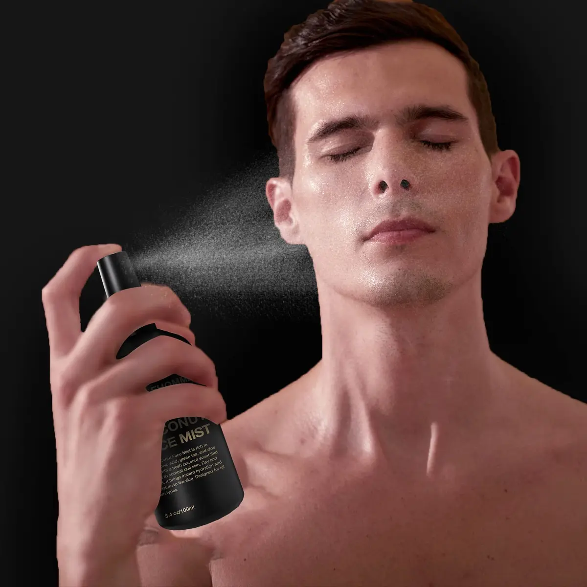 Gentlehomme Coconut Face Mist - Men’s Facial Spray with Hyaluronic Acid & Aloe Vera 3.4oz | Hydrating & Refreshing - view 6